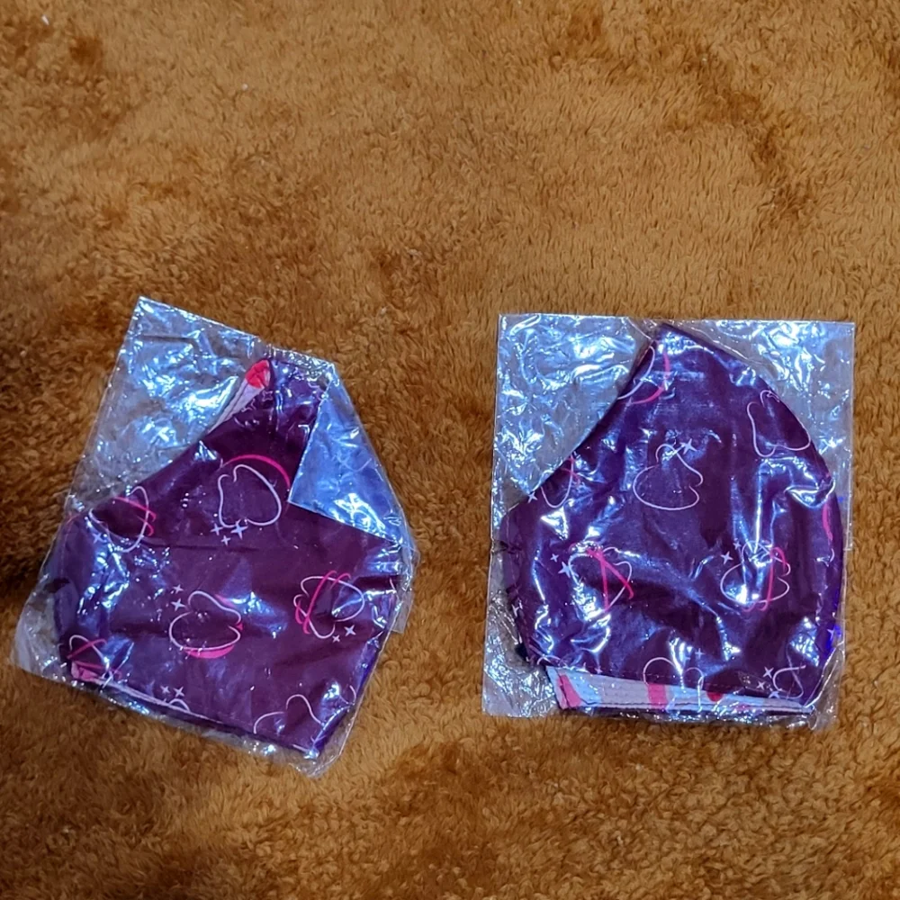 Reusable Adult Face Mask 2pack  Tooth Theme, nose - chin 4.5